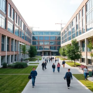 Students on Tennessee State University campus