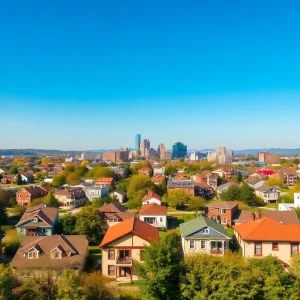 A view of diverse housing in Knoxville, TN